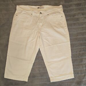 Levi's Cream Ankle & Cropped Jeans